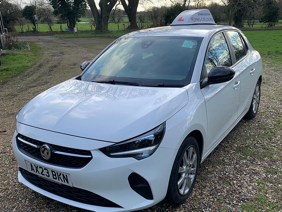 Flying Colours Driving Lessons Training Car - Vauxhall Corsa 1.2 Turbo