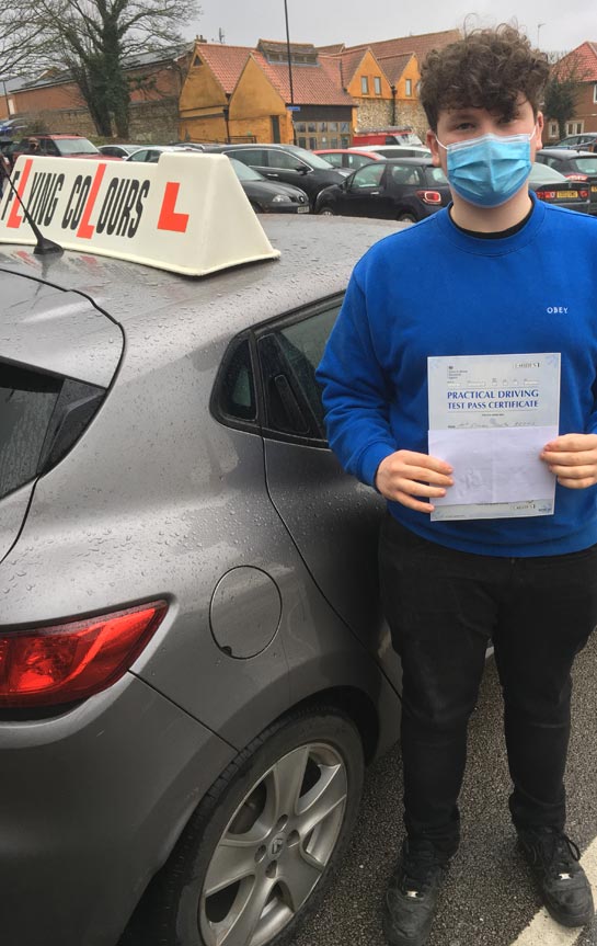 Pupil Passes with Flying Colours Driving Lessons Thetford December 2020
