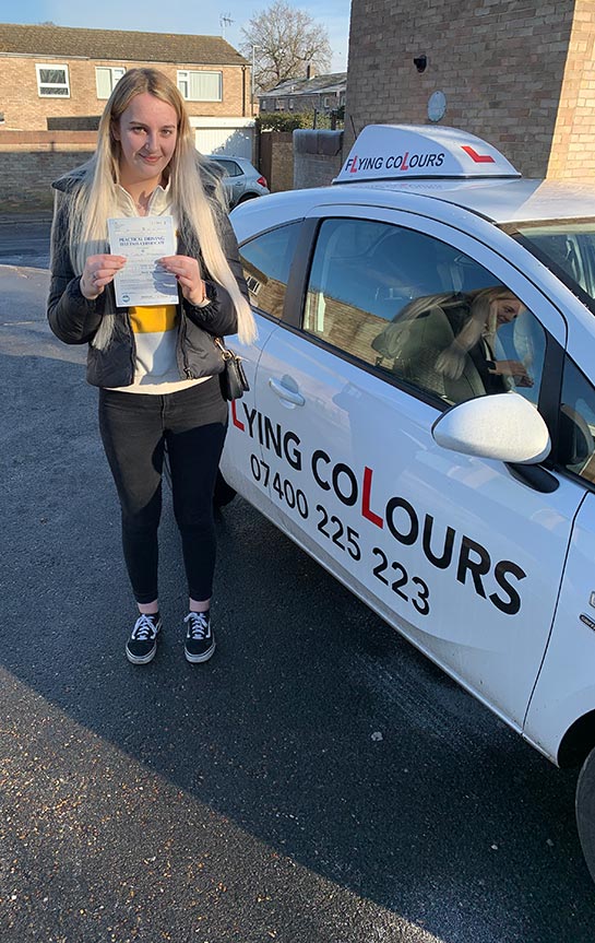 Pupil Passes with Flying Colours Driving Lessons Thetford January 2023 Gabija